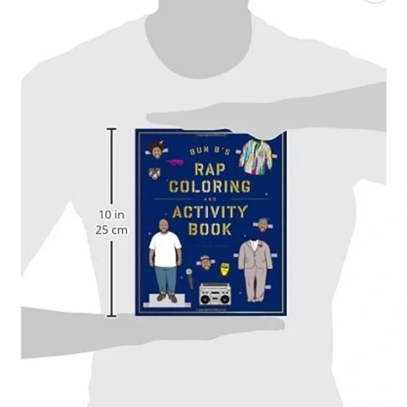 Bun B's Rapper Coloring and Activity Book - Picture 4 of 4